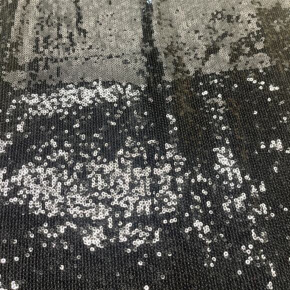 Bebe Sequin Mini Dress Black Size 4 Party Occasion Bodycon Club - Picture 5 of 14